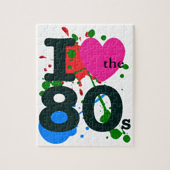I Heart the 80s Puzzle (Vertical)
