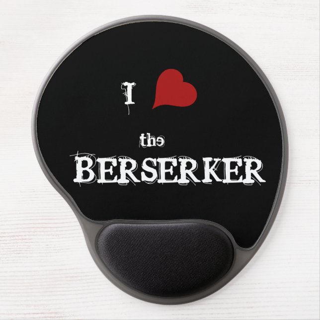 I heart the berserker mouse pad (Front)
