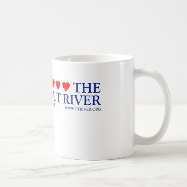 I <heart> the Connecticut River mug (Right)