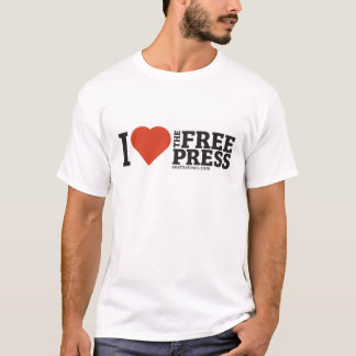 I Heart the Free Press Men's T-Shirt