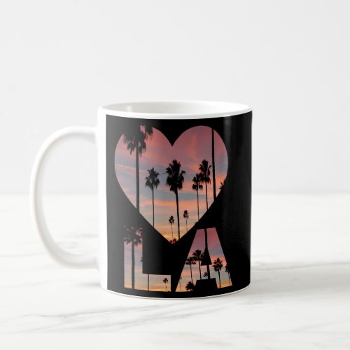 I Heart The I Love La Los Angeles California Coffee Mug