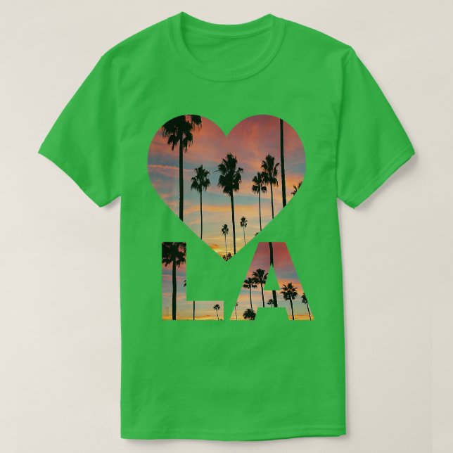 I Heart The  I Love LA Souvenir Los Angeles Califo T-Shirt (Design Front)