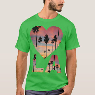 I Heart The I Love LA Souvenir Los Angeles Califo T-Shirt