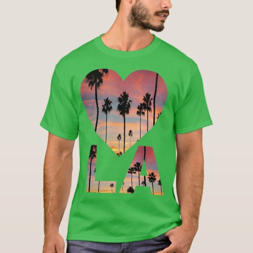 I Heart The  I Love LA Souvenir Los Angeles Califo T_Shirt