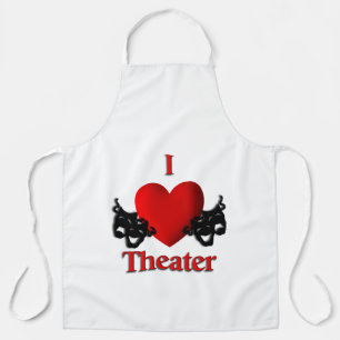 I Heart Theater Apron