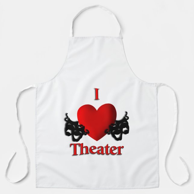 I Heart Theater Apron (Front)