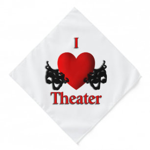 I Heart Theater Bandana