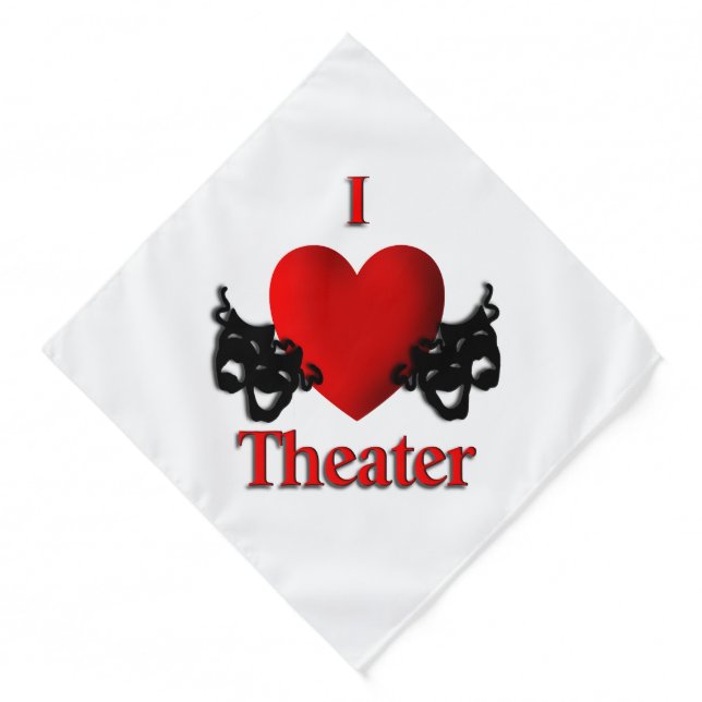 I Heart Theater Bandana (Front)