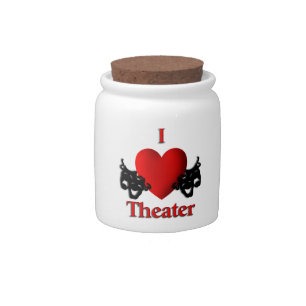 I Heart Theater Candy Jar