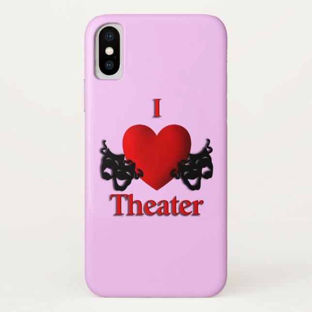 I Heart Theater Case-Mate iPhone Case (Back)