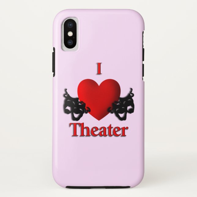 I Heart Theater Case-Mate iPhone Case (Back)