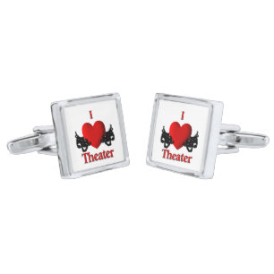I Heart Theater Cufflinks