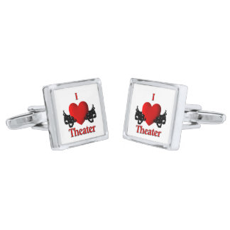 I Heart Theater Cufflinks