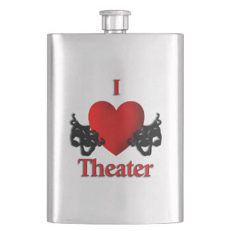 I Heart Theater Flask