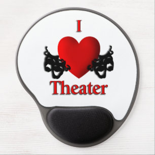 I Heart Theater Gel Mouse Pad