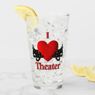 I Heart Theater Glass