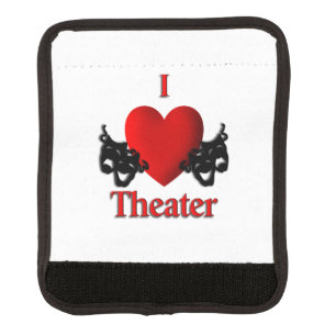 I Heart Theater Luggage Handle Wrap