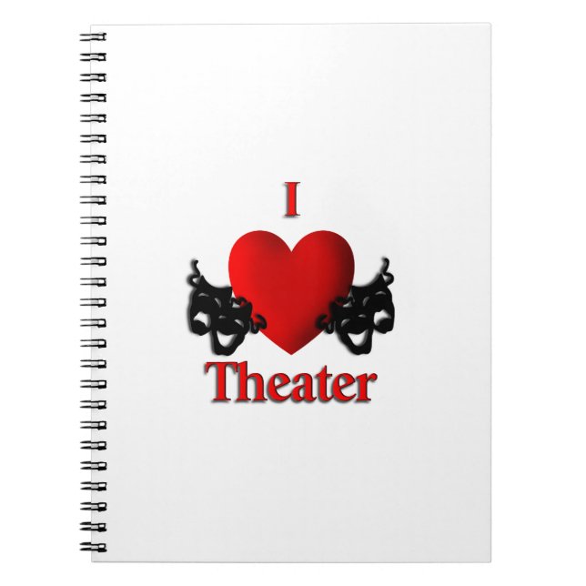 I Heart Theater Notebook (Front)