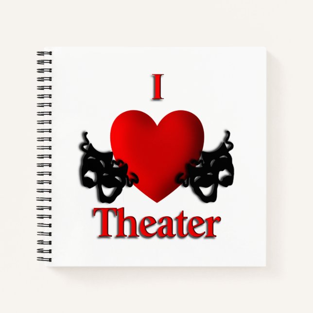 I Heart Theater Notebook (Front)