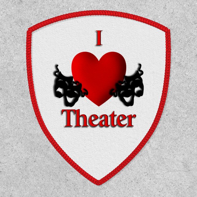 I Heart Theater Patch (Front)
