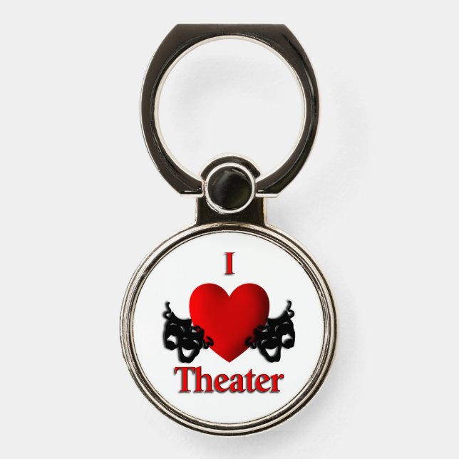 I Heart Theater Phone Ring Stand (Front)