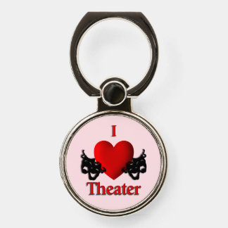 I Heart Theater Pink Phone Ring Stand
