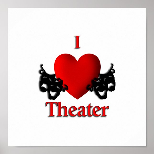 I Heart Theater Poster (Front)
