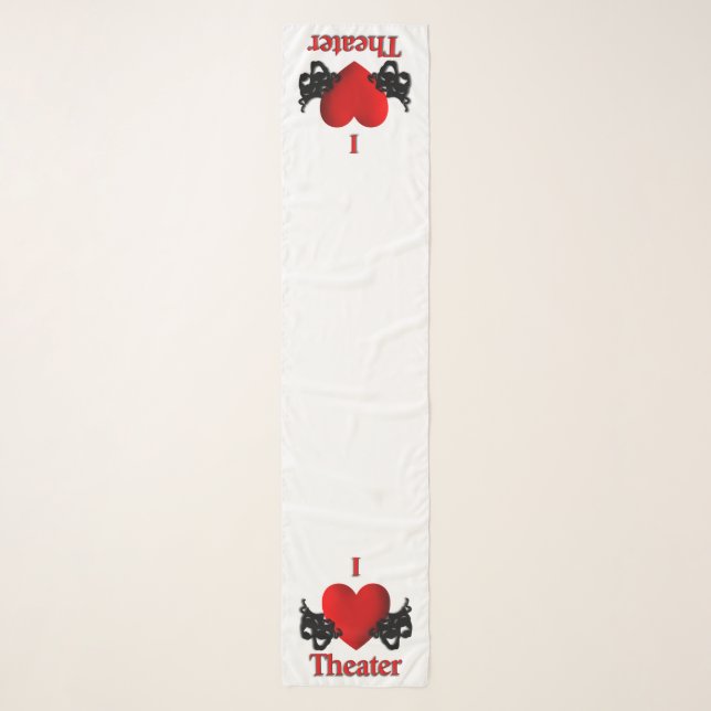 I Heart Theater Scarf (Front)