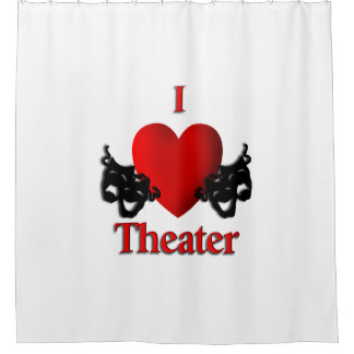 I Heart Theater Shower Curtain