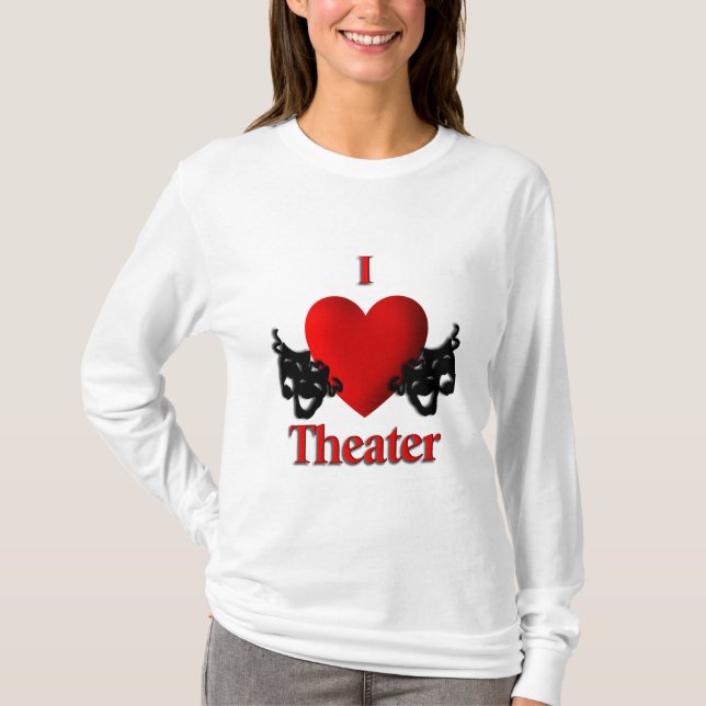 I Heart Theater T-Shirt (Front)