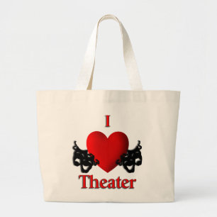 I Heart Theater Tote Bag