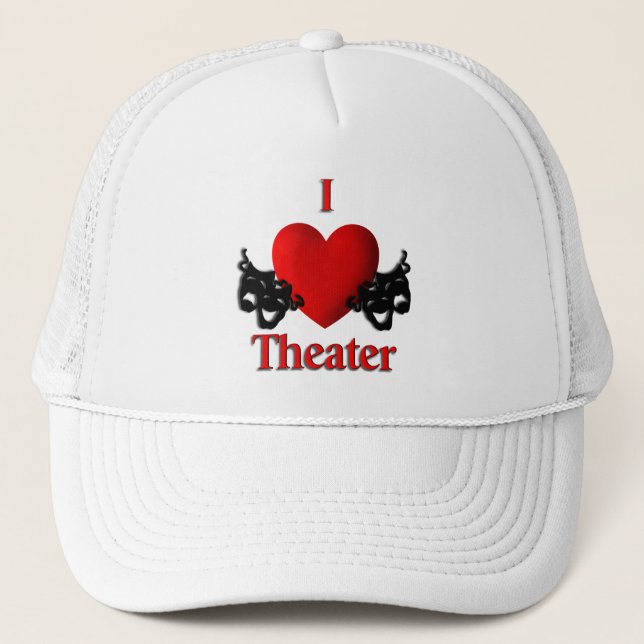 I Heart Theater Trucker Hat (Front)