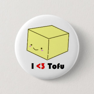 I heart Tofu Button