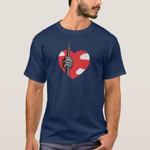 I Heart Toronto CN Tower T_Shirt