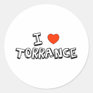 I Heart Torrance Classic Round Sticker