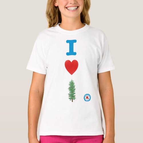 I Heart Trees Girls T_Shirt