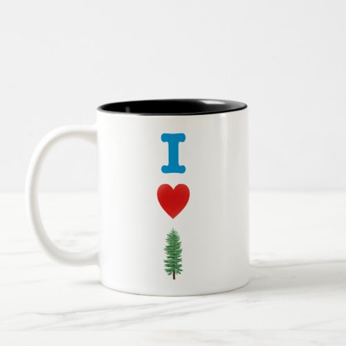 I Heart Trees Two_Tone Coffee Mug