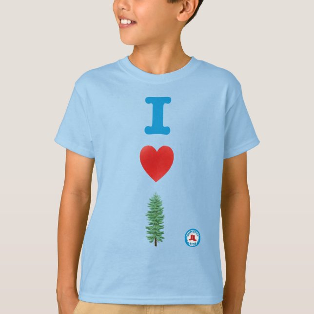 I Heart Trees Youth T-Shirt (Front)
