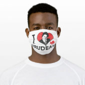 I Heart Trudeau Adult Cloth Face Mask (Worn)