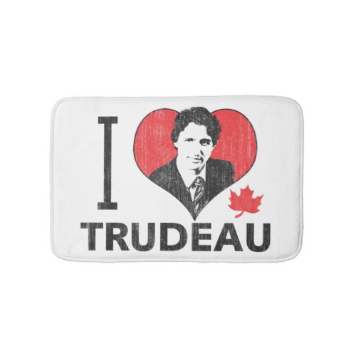 I Heart Trudeau Bath Mat
