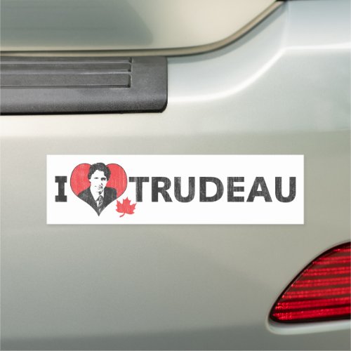 I Heart Trudeau Car Magnet