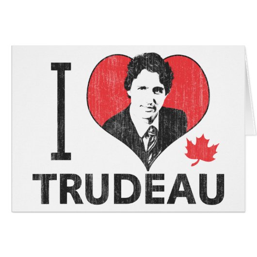 I Heart Trudeau Cards (Front Horizontal)