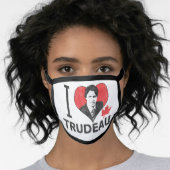 I Heart Trudeau Face Mask (Worn Her)