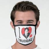I Heart Trudeau Face Mask (Worn Him)