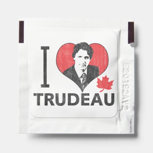 I Heart Trudeau Hand Sanitizer Packet