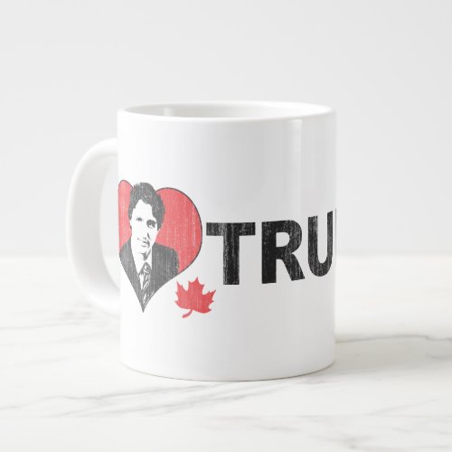 I Heart Trudeau Large Coffee Mug
