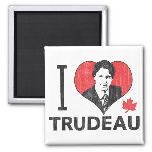 I Heart Trudeau Magnet (Front)