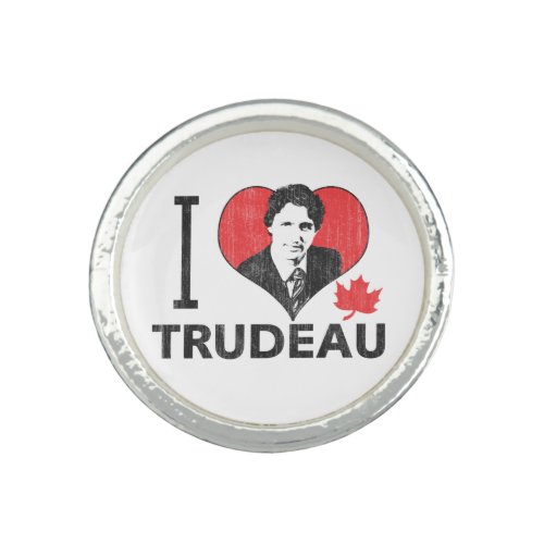 I Heart Trudeau Ring