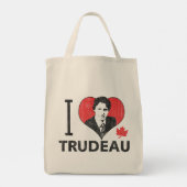 I Heart Trudeau Tote Bag (Back)