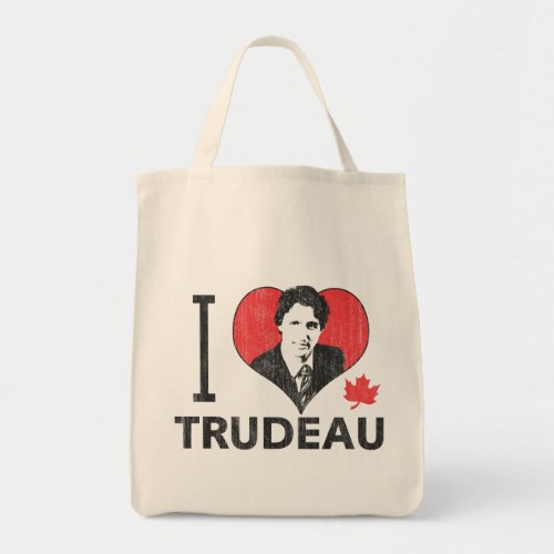 I Heart Trudeau Tote Bag